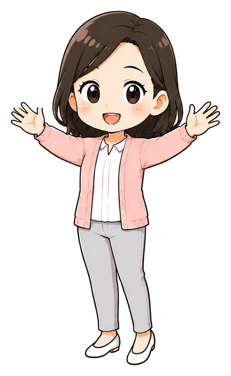 明るく案内する助手さくら